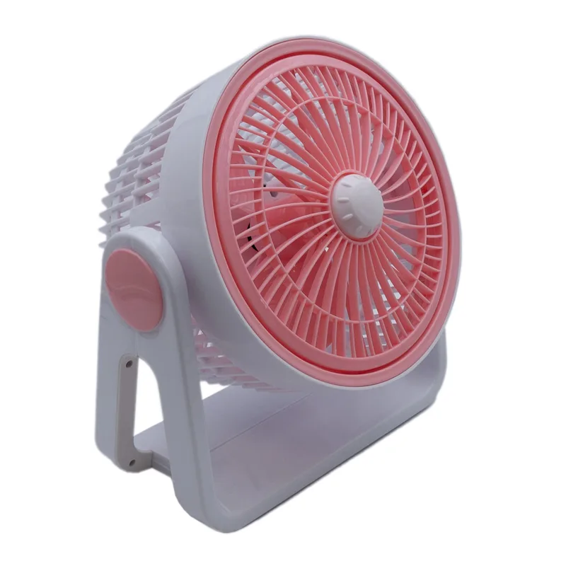 Ανεμιστήρας Box Fan 25W Διαμέτρου 23cm με Ρυθμιζόμενη Γωνία Αέρα Ροζ