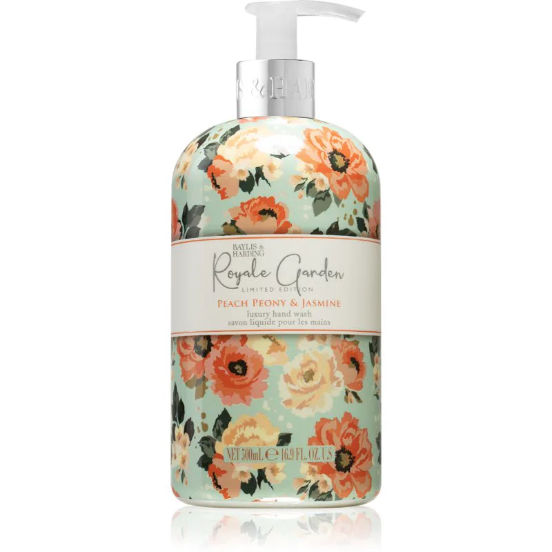 Baylis & Harding Royale Garden Peach, Peony & Jasmine υγρό σαπούνι για τα χέρια 500 ml
