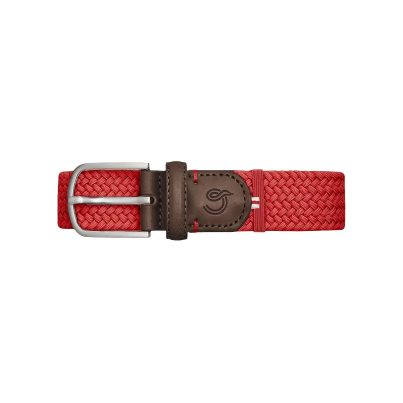 La Boucle Ανδρική Ζώνη Πλεκτή Brussels B10-100650 Red