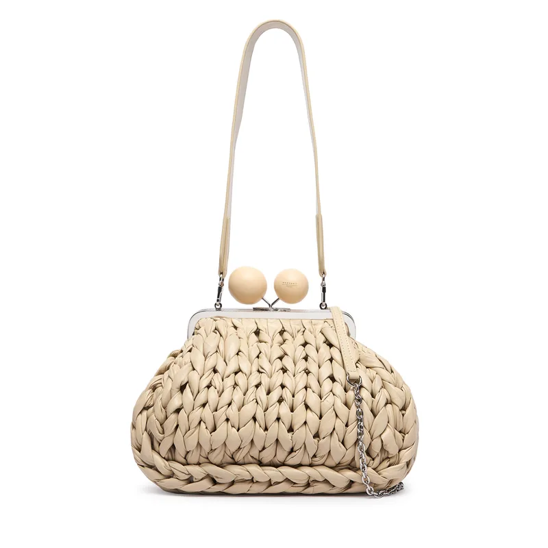 Τσάντα Weekend Max Mara 2615511055650 Κρεμ
