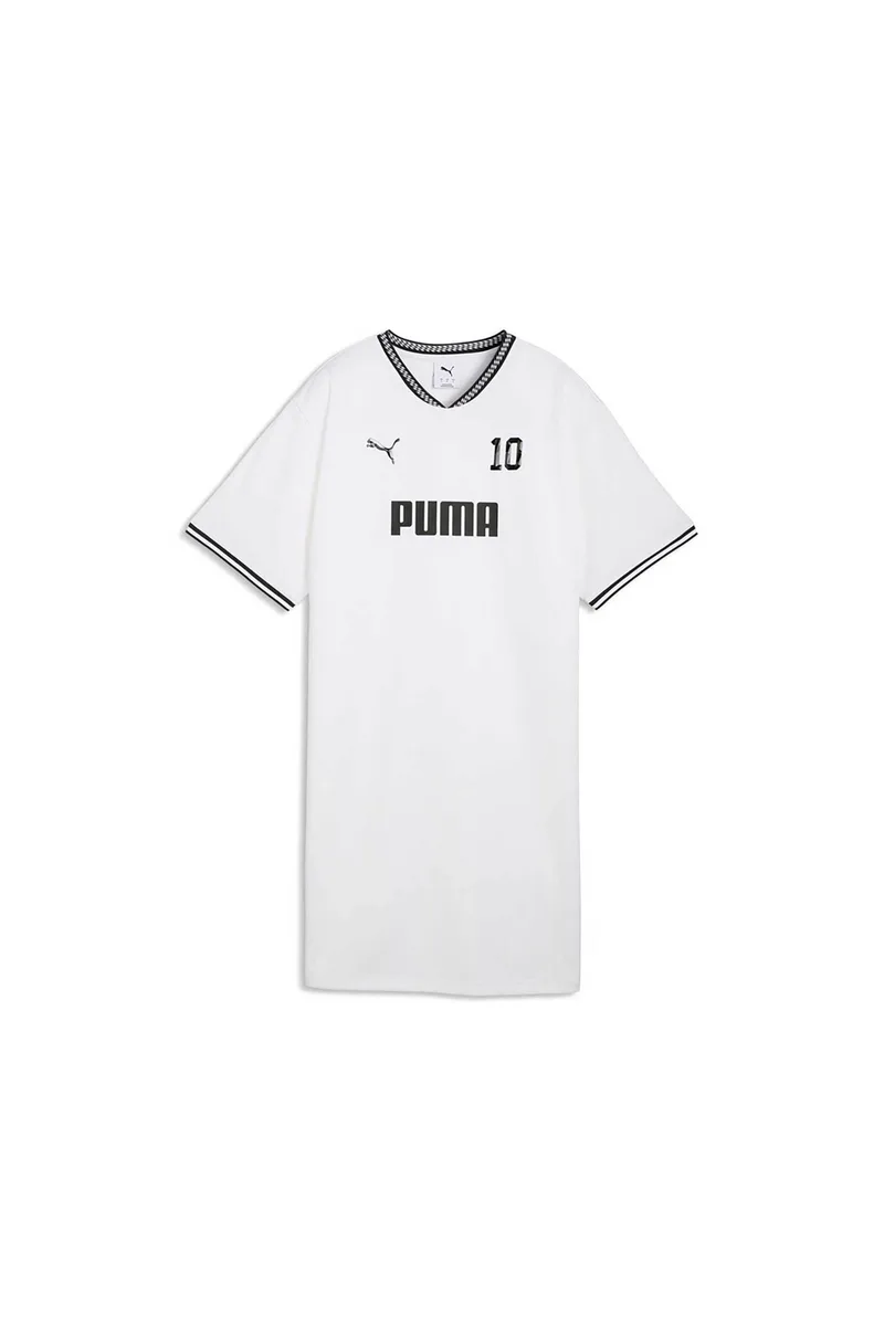 Puma γυναικείο φόρεμα Relaxed Fit - 691869 Λευκό