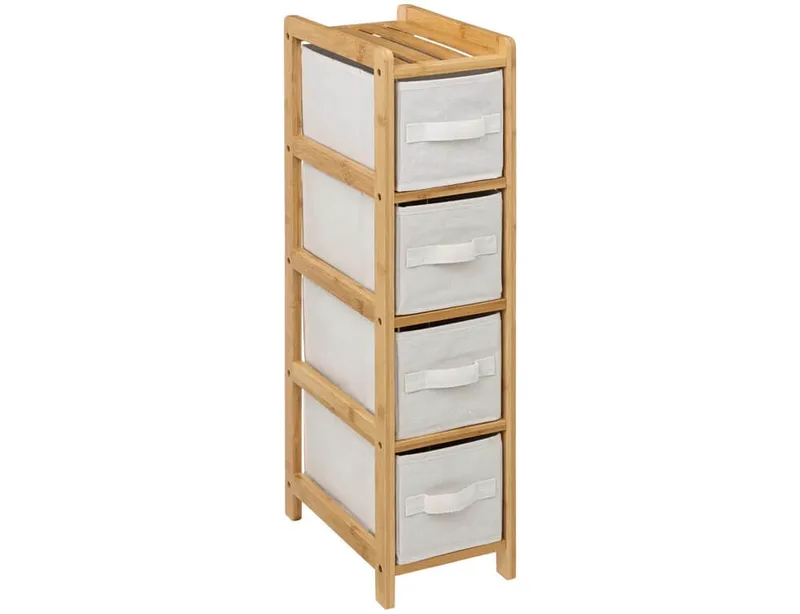 Ραφιέρα μπάνιου 5five bamboo - 33x19x78.5cm