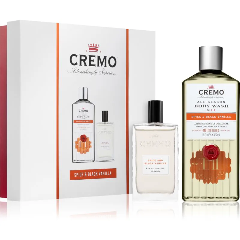 Cremo Spice & Black Vanilla σετ δώρου για άντρες