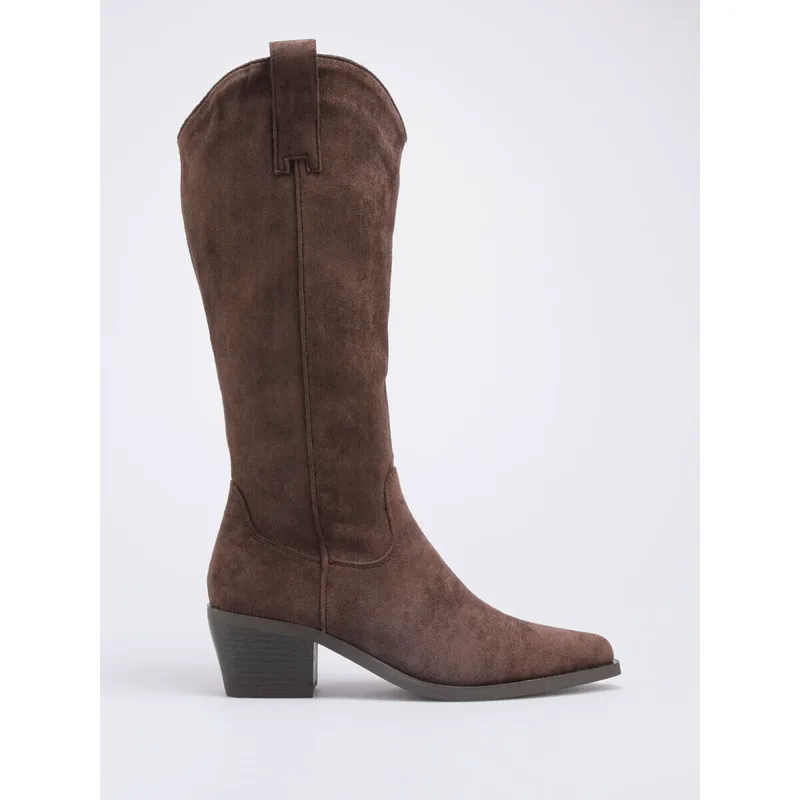 Μπότες με τακούνι La Modeuse 77230_P182966