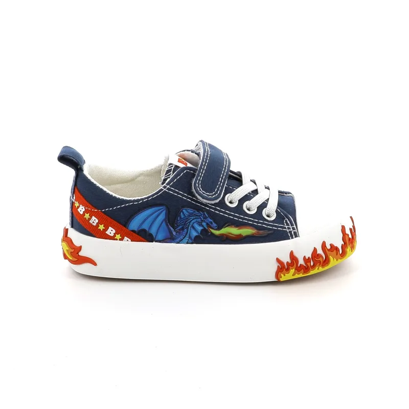 Παιδικό Χαμηλό Casual για Αγόρι Bull Boys Dragon 3 Scarpa Χρώματος Μπλε BBEA5080-BL01
