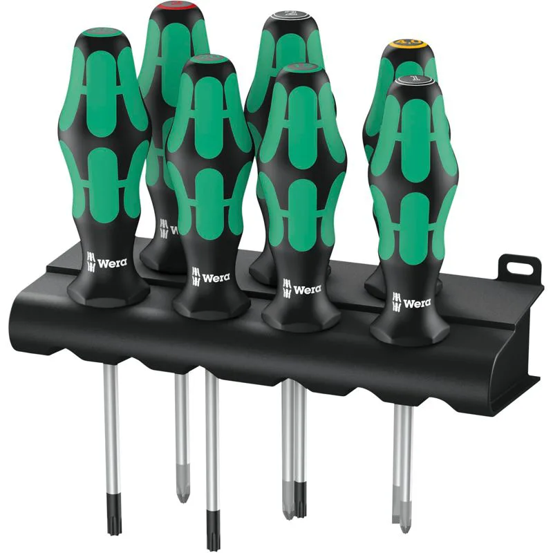 WERA 335/350/367/7 Rack screwdriver set Kraftform