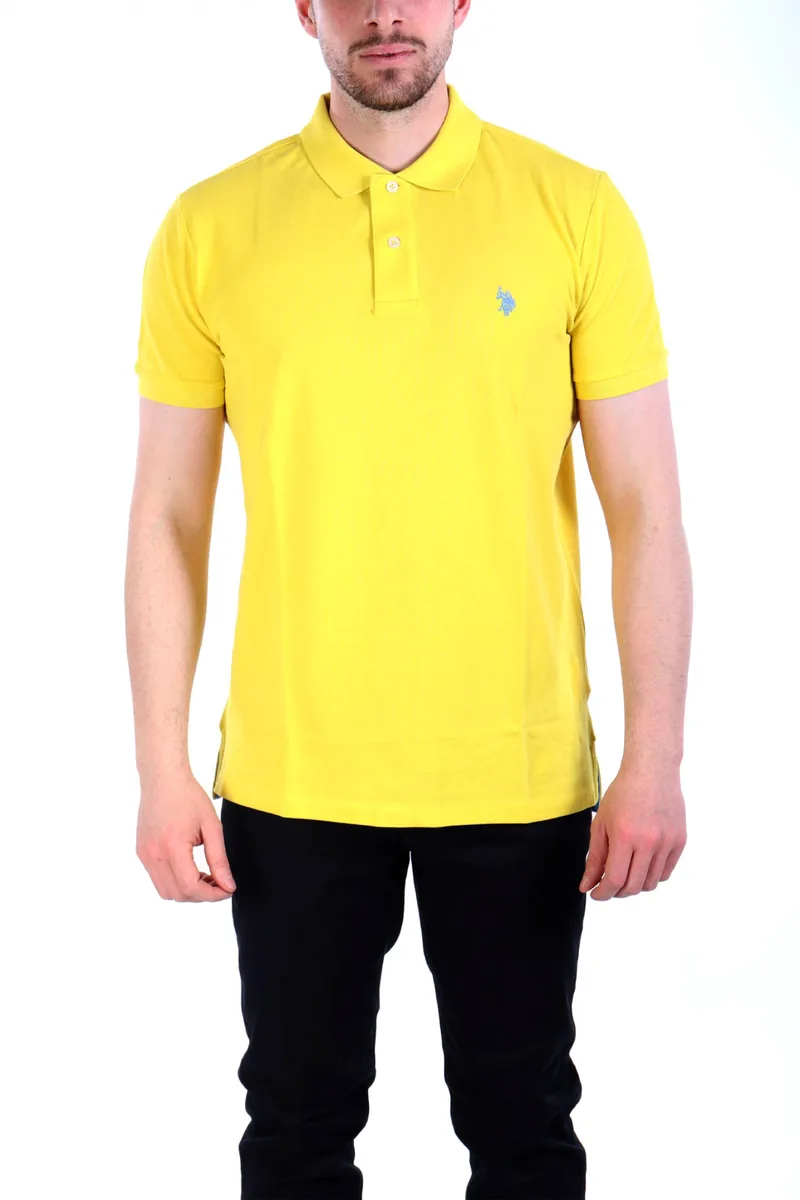 U.S.POLO ASSN POLO KING LOGO ΚΙΤΡΙΝΟ