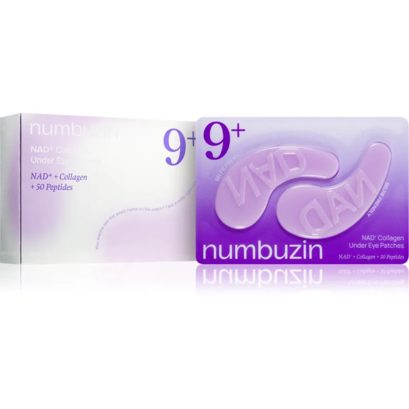 Numbuzin No. 9 NAD+ Collagen Under Eye Patches επιθέματα υδρογέλης ενάντια στις ρυτίδες και τους μαύρους κύκλους 5 τμχ