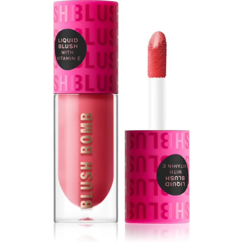 Revolution Blush Bomb κρεμώδες ρουζ απόχρωση Savage Coral 4.6 ml