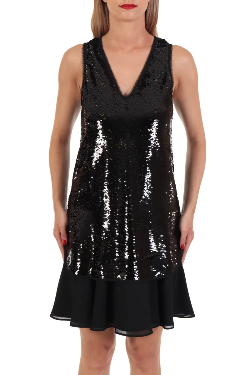 EMPORIO ARMANI ΦΟΡΕΜΑ ΠΑΓΙΕΤΑ ΑΜΑΝΙΚΟ V-NECK ΒΟΛΑΝ ΤΕΛΕΙΩΜΑ ΜΑΥΡΟ