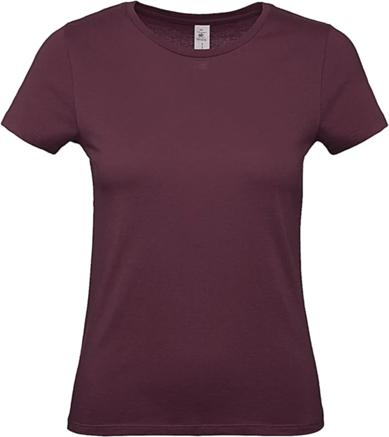 Γυναικειο T Shirt E150 B & C TW02T Burgundy