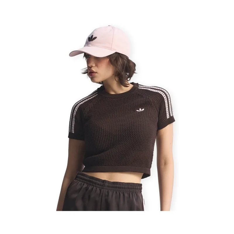T-shirt με κοντά μανίκια adidas T-Shirt Crochet KC6480