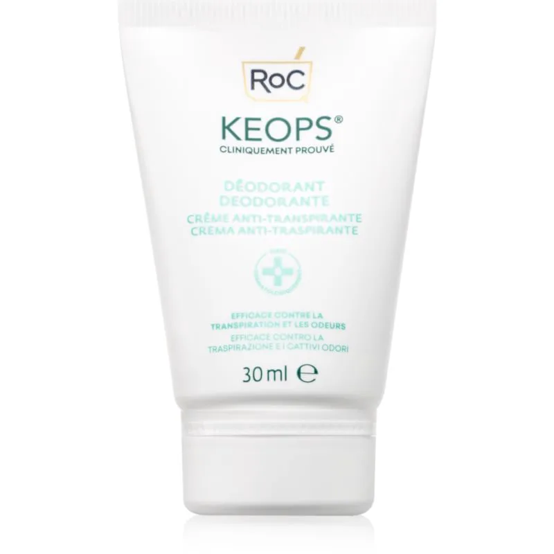 RoC Keops Deodorant Creama Anti-Traspirante κρεμώδες αντιιδρωτικό για την ευαίσθητη επιδερμίδα 30 ml