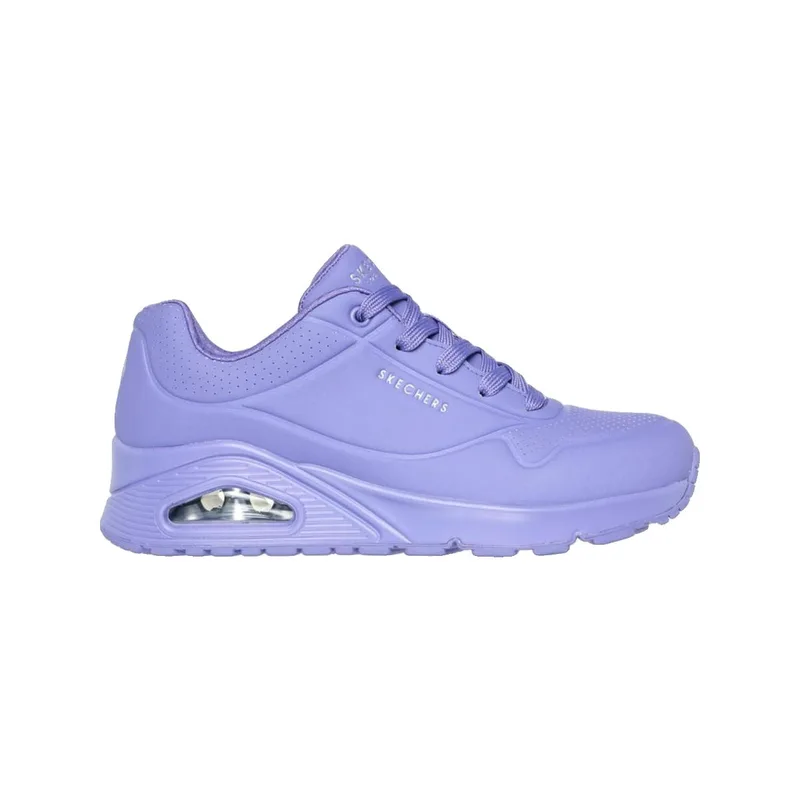 Sneakers Skechers Baskets Uno Stand On Air cuir lilas