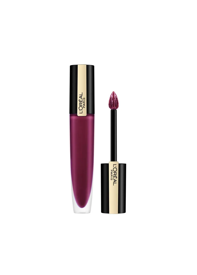 L'Oreal Paris & More - L'Oreal Paris Rouge Signature Metallic Liquid Lipstick 202 Electrify 1 Count
