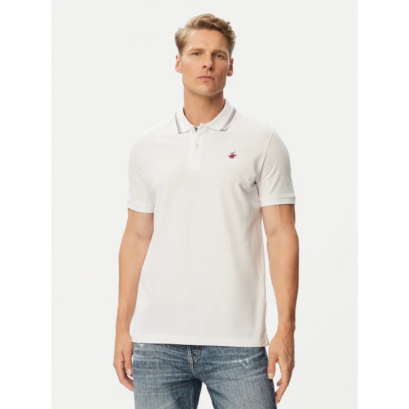 Beverly Hills Polo Club Polo P-SS26M-P450111 Λευκό Regular Fit