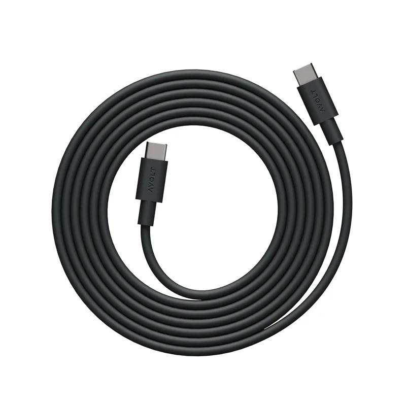 Καλώδιο Φόρτισης Cable 1 - USB-C σε USB-C Stockholm Black