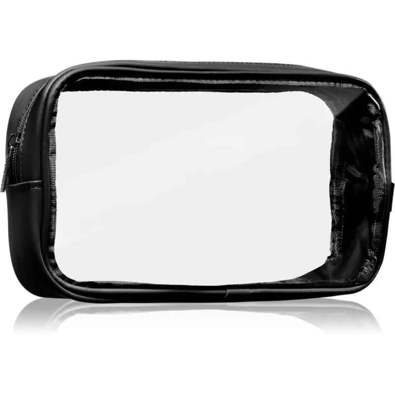 Notino Travel Collection Small Clear Organizer διαφανές νεσεσέρ καλλυντικών διαφανές S Black 20x10x5 cm 1 τμχ