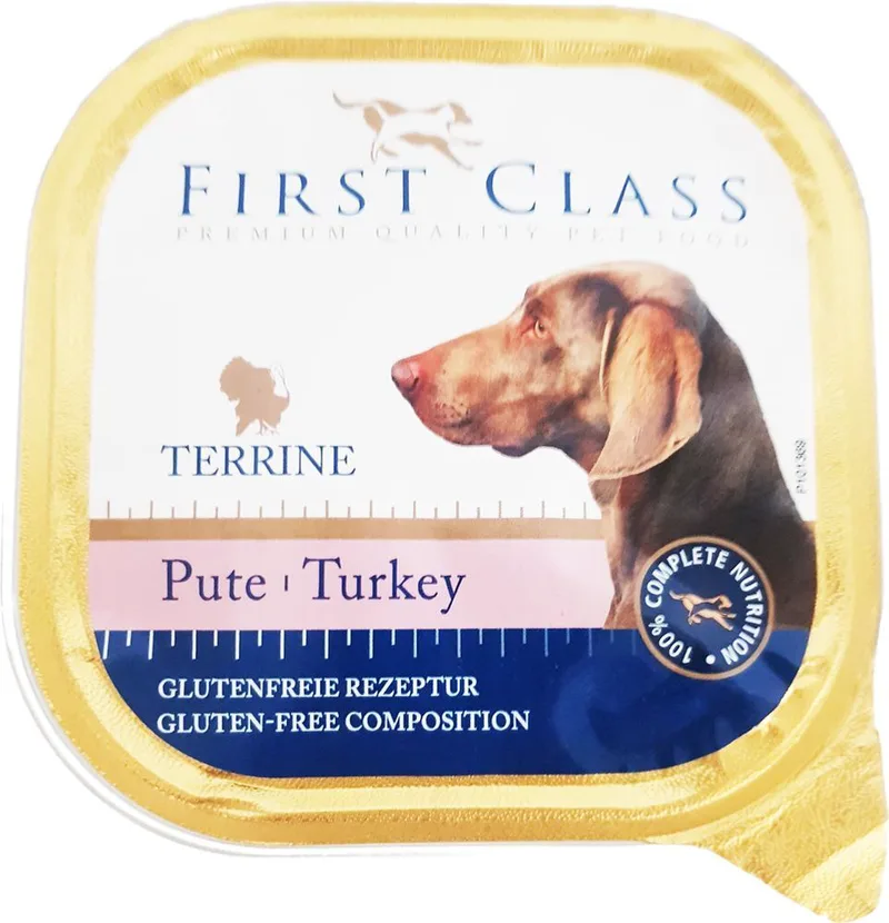 ΚΟΝΣΕΡΒΑ ΣΚΥΛΟΥ FIRST CLASS ΓΑΛΟΠΟΥΛΑ (300GR)
