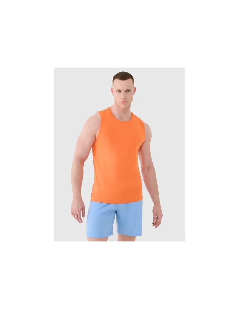Men's quickdrying training tank top 4F 4FWSS25TFSLM46070S