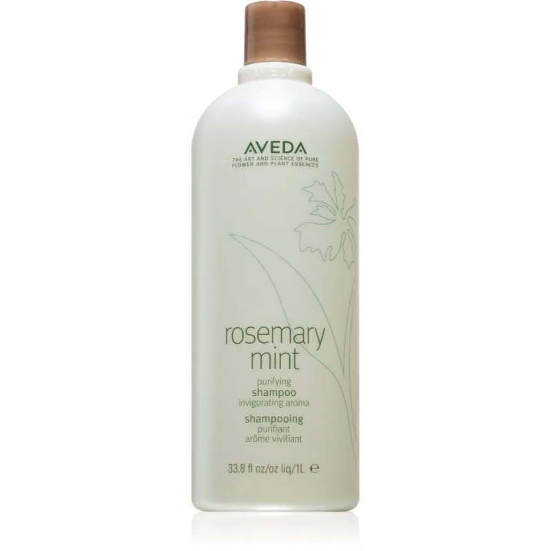 Aveda Rosemary Mint Purifying Shampoo σαμπουάν για βαθύ καθαρισμό για λάμψη 1000 μλ