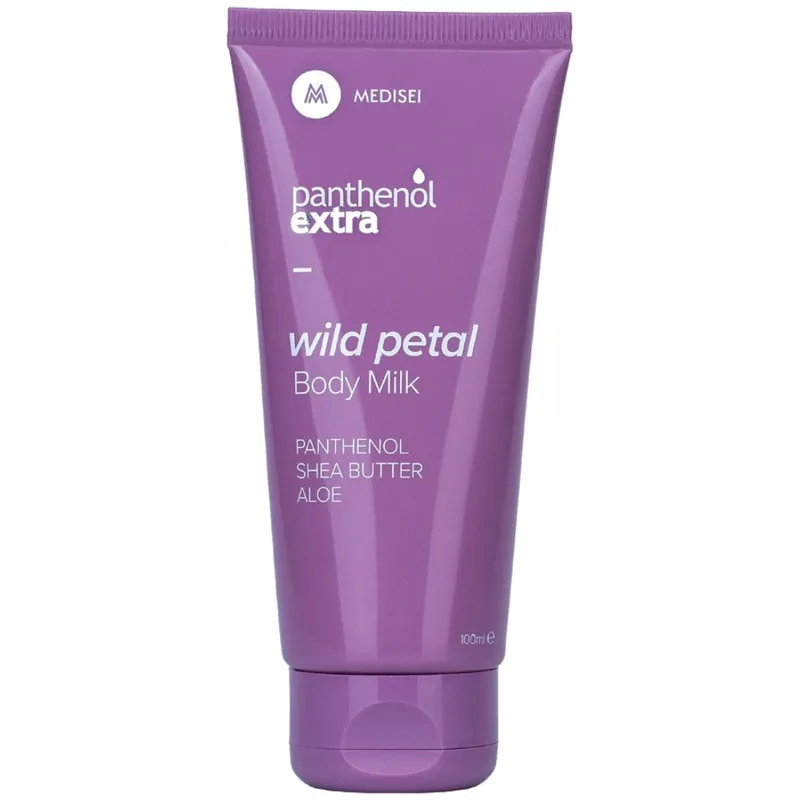 Panthenol Extra Wild Petal Body Milk Ενυδατικό Γαλάκτωμα Σώματος με Πανθενόλη, Βουτυρό Καριτέ & Αλόη 100ml