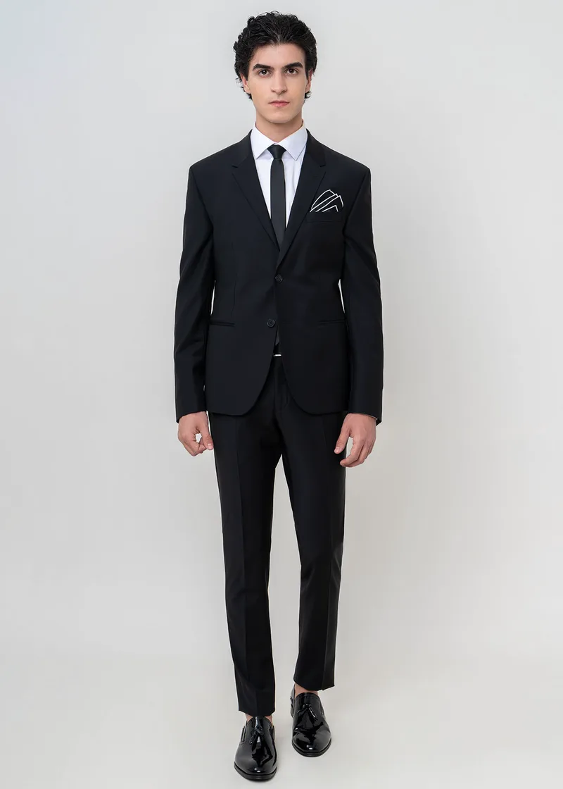 Versace Collection Κοστούμι της σειράς Formal - V100086 VT00599 V1008 Black