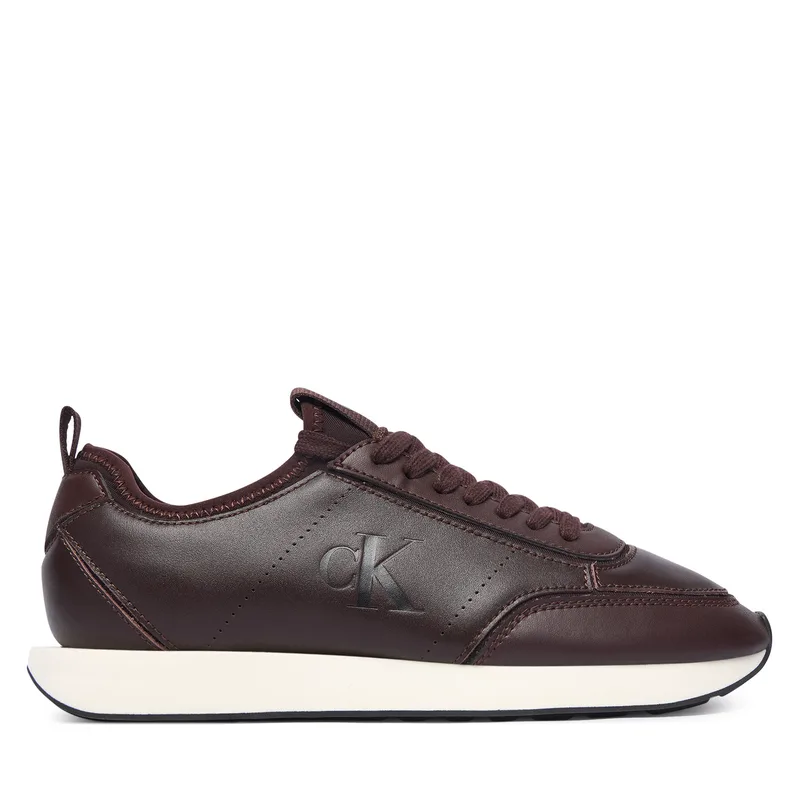 Αθλητικά Calvin Klein Retro Runner Sock Panl Lth Neo HW0HW03118 Καφέ