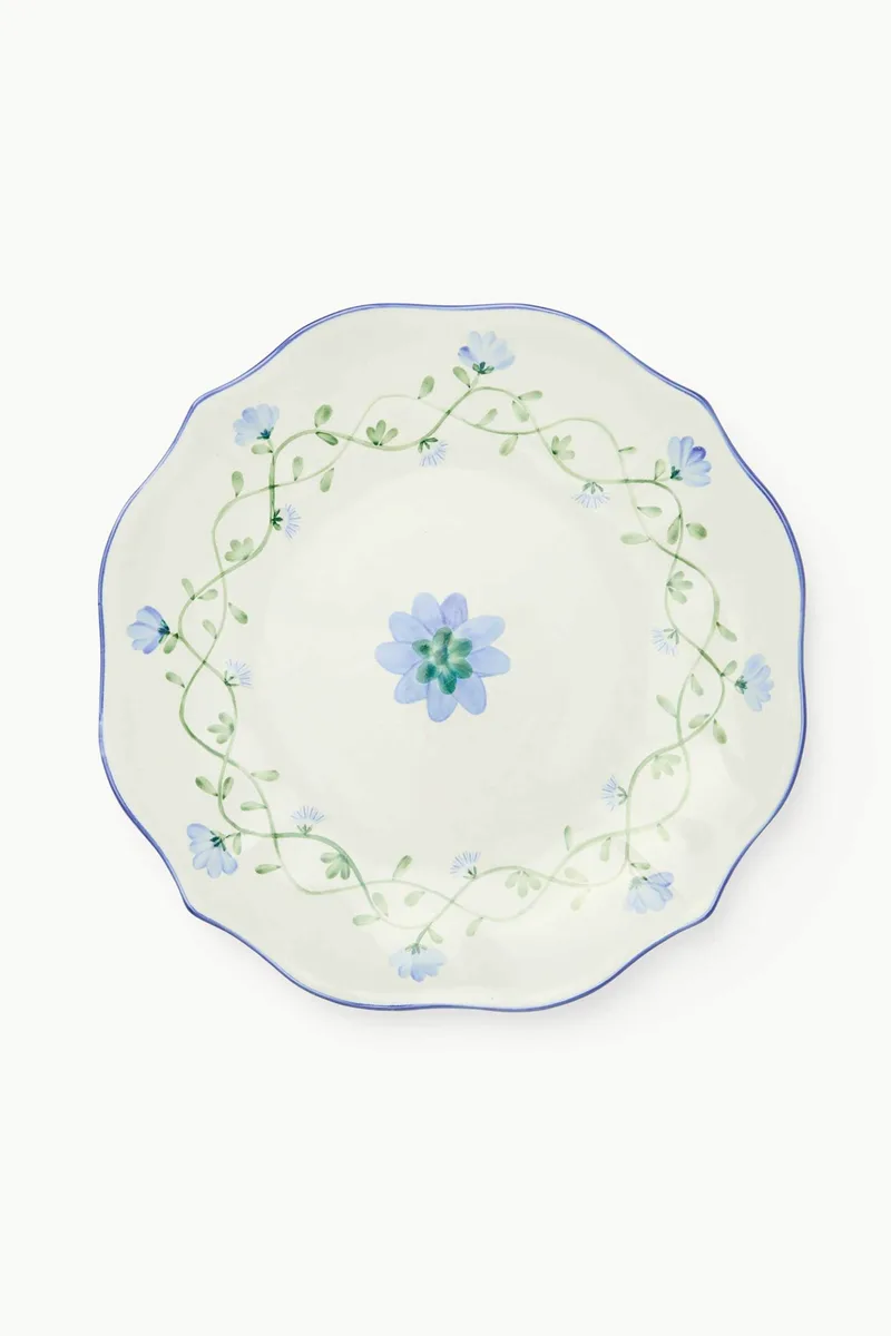 Coincasa κεραμικό πιάτο φαγητού 28 cm "Antoinette" - 006808441 Λευκό