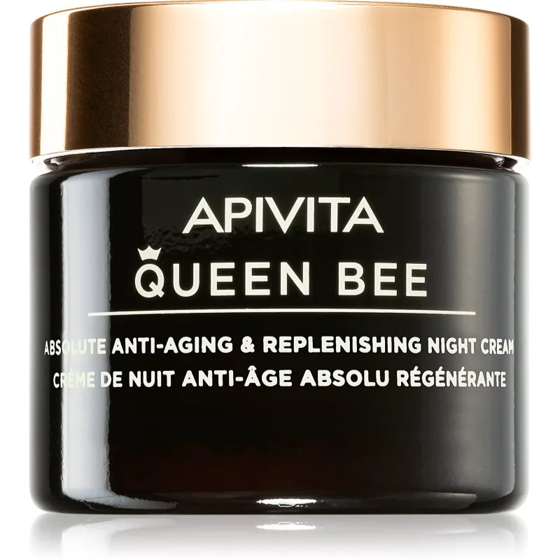Apivita Queen Bee Night Cream συσφικτική νυχτερινή κρέμα κατά των ρυτίδων 50 ml