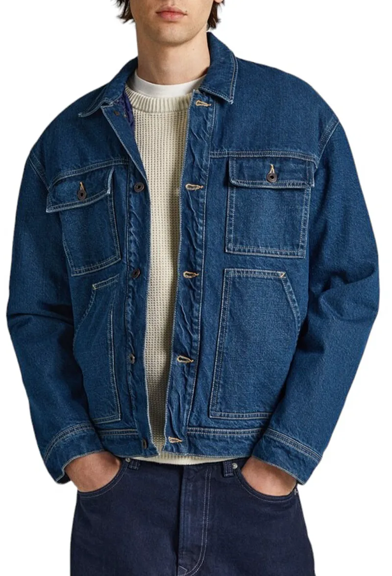 Μπουφάν Pepe Jeans Young Reclame PM402816-000-DENIM Ανδρικό