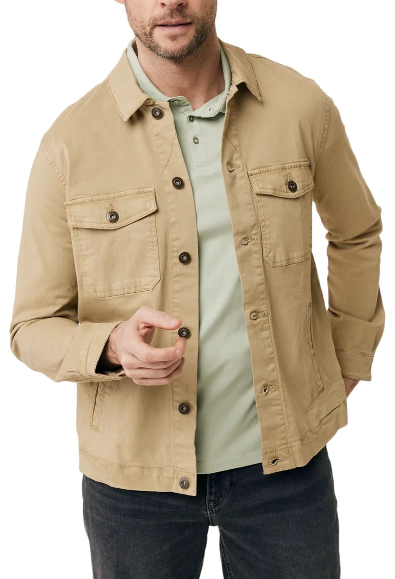 Μπουφάν Mexx Ricco Worker With Chest Pockets BM0714033M-Sand Ανδρικό