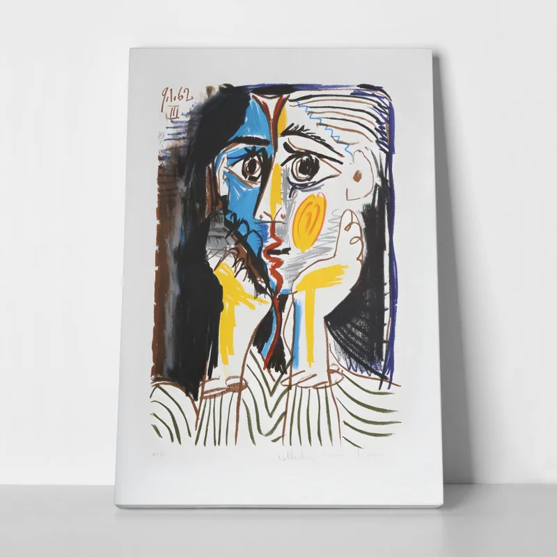 Πινακας σε καμβά PICASSO - VISAGE LITHOGRAPH