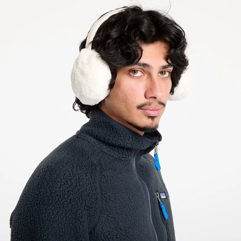 New Era Earmuffs Faux Fur Stone/ Stone Universal
