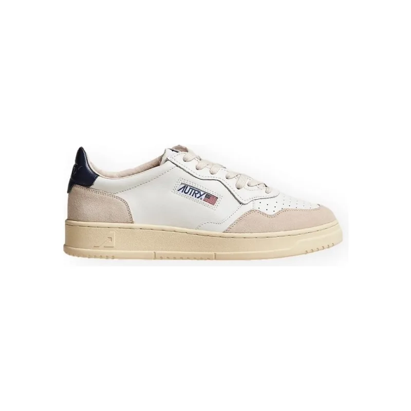 Xαμηλά Sneakers Autry Medalist Low Suede M - White/Blue