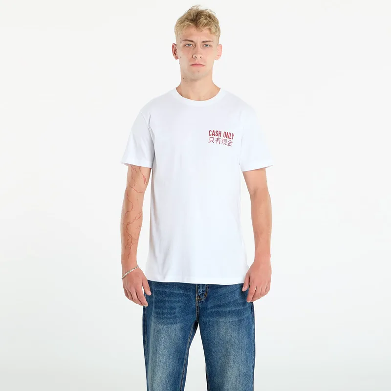 T-shirt Urban Classics Cash Only Tee White S