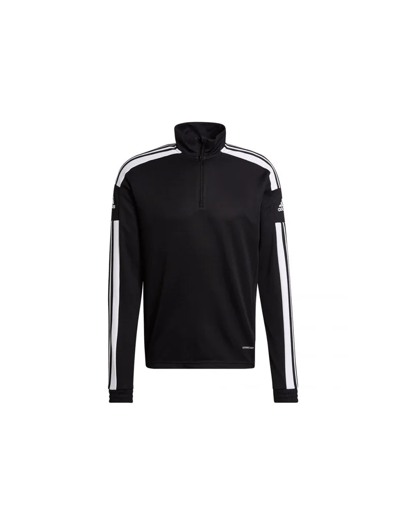 Adidas Squadra 21 Ανδρική Μπλούζα με Φερμουάρ Μακρυμάνικη Μαύρη GK9562