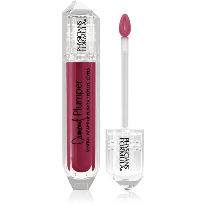 Physicians Formula Mineral Wear® Diamond Plumper γυαλιστικό για όγκο των χειλιών απόχρωση Brilliant Berry Diamond 5 ml