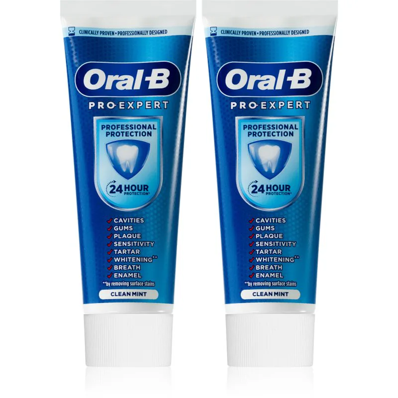 Oral-B Pro Expert Professional Protection οδοντόκρεμα για προστασία των ούλων 2x75 ml