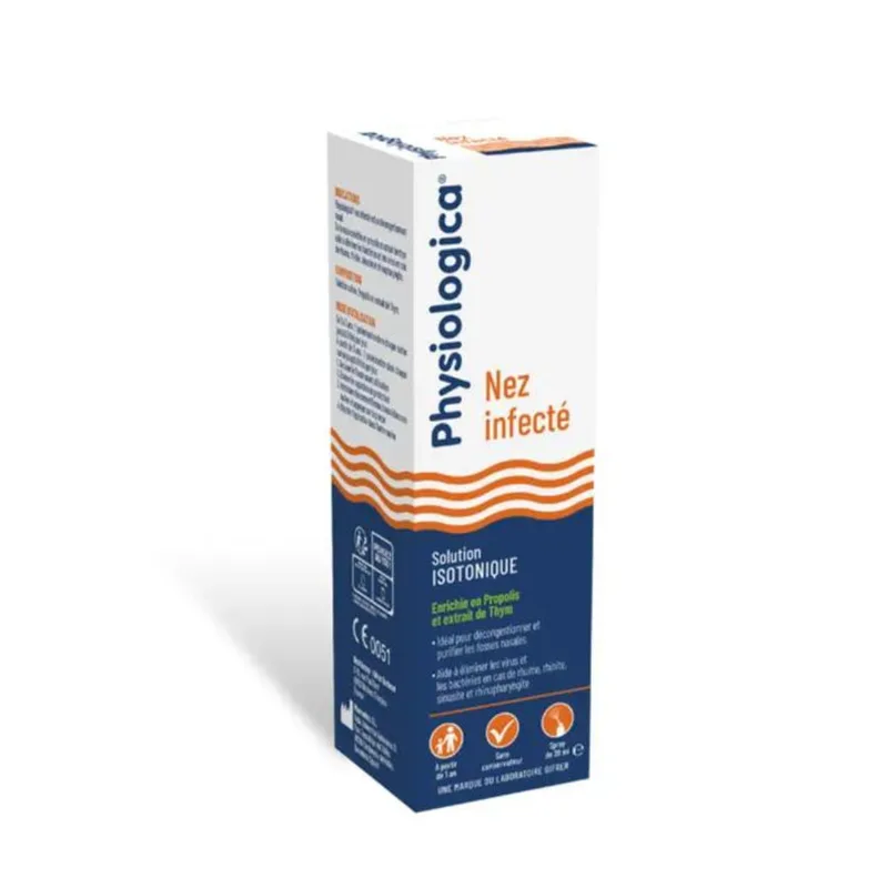 Gifter Physiologica Infected Nose Isotonic Solution For 1 Year 20ml