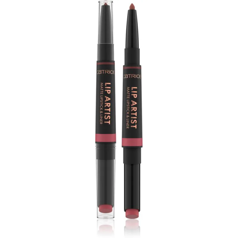 Catrice Lip Artist Matte Lipstick & Liner κραγιόν + μολύβι για τα χείλια με ματ αποτελέσματα απόχρωση 020 Never Apart 1.74 γρ