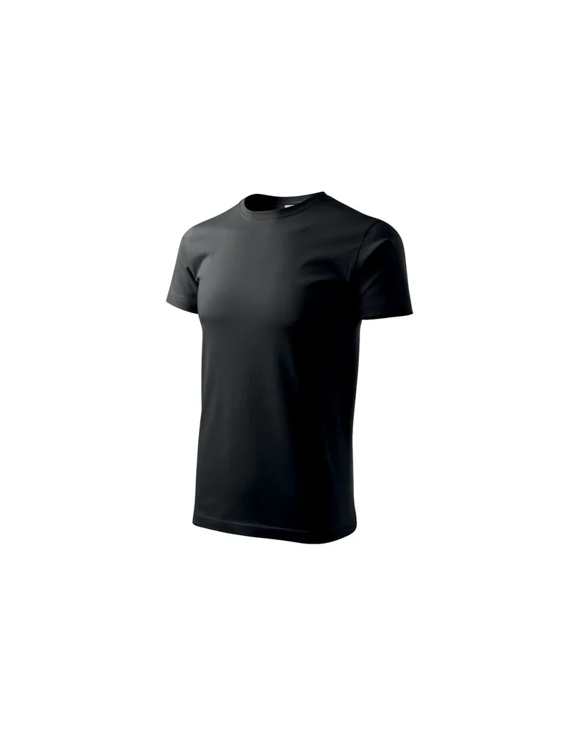 Malfini Basic Ανδρικό Διαφημιστικό T-shirt Κοντομάνικο σε Μαύρο Χρώμα MLI-82901