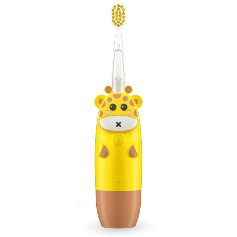innoGIO GIOGiraffe Sonic Toothbrush ηχητική οδοντόβουρτσα για παιδιά Yellow 1 τμχ