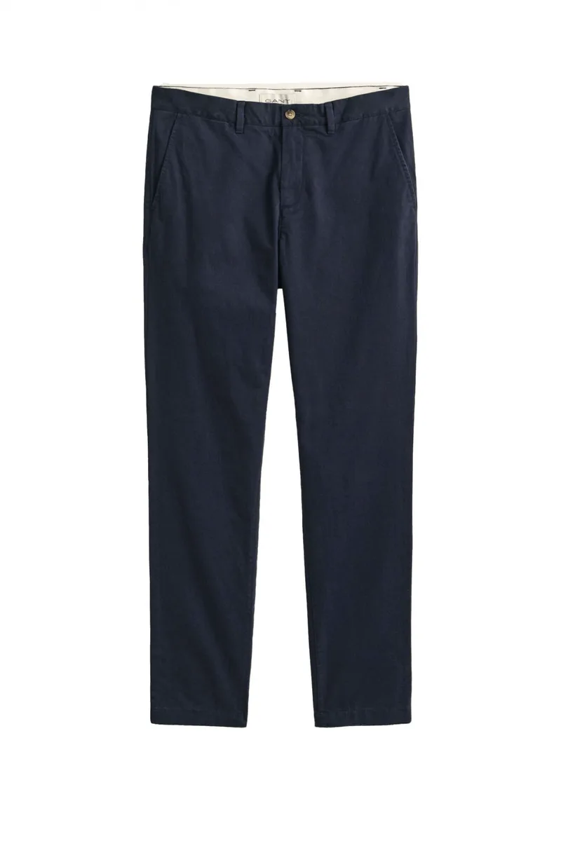 GANT ΠΑΝΤΕΛΟΝΙ CHINO SLIM FIT MID RISE CLASSIC ΜΠΛΕ