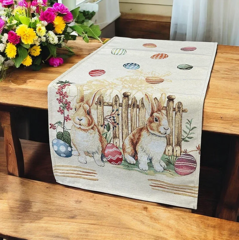 ΤΡΑΒΕΡΣΑ ΣΤΟΦΑ ΙΣΠΑΝΙΑΣ EASTERN EGGS 45Χ140 LINEAHOME