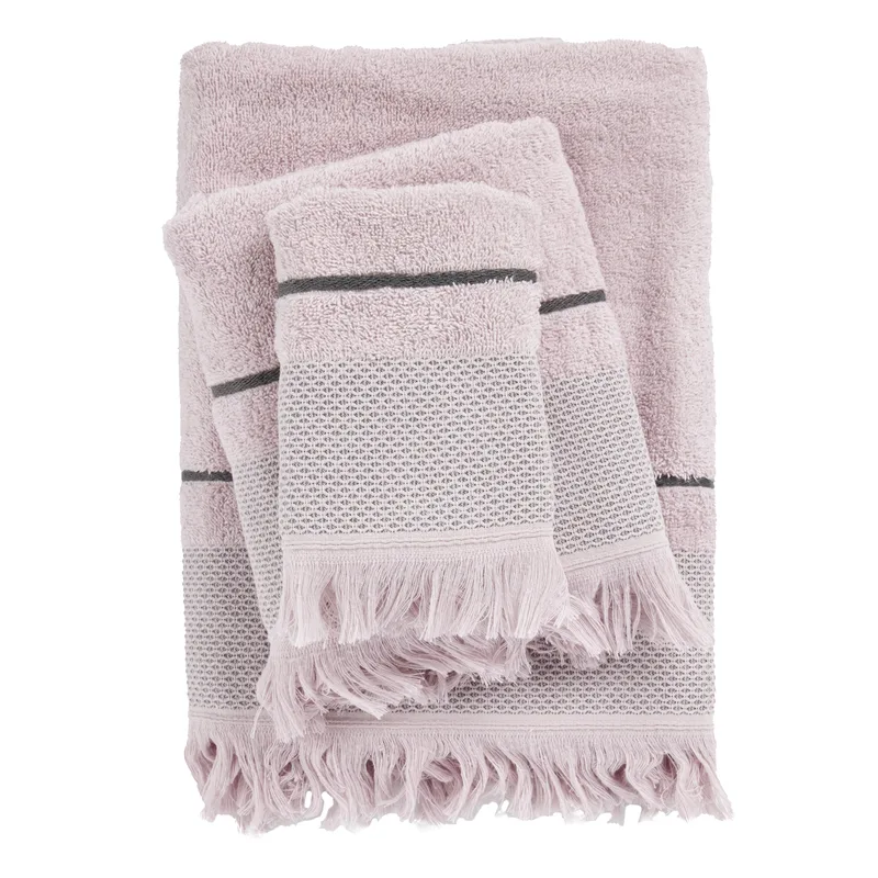 Das home σετ πετσετεσ 3τεμαχιων best 0838 lilac