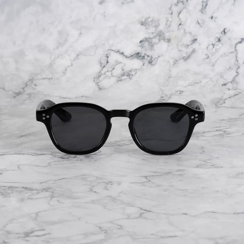 MARK Tinted Sunglasses | Black | Gray Shades | Explicit Poets Sunglasses
