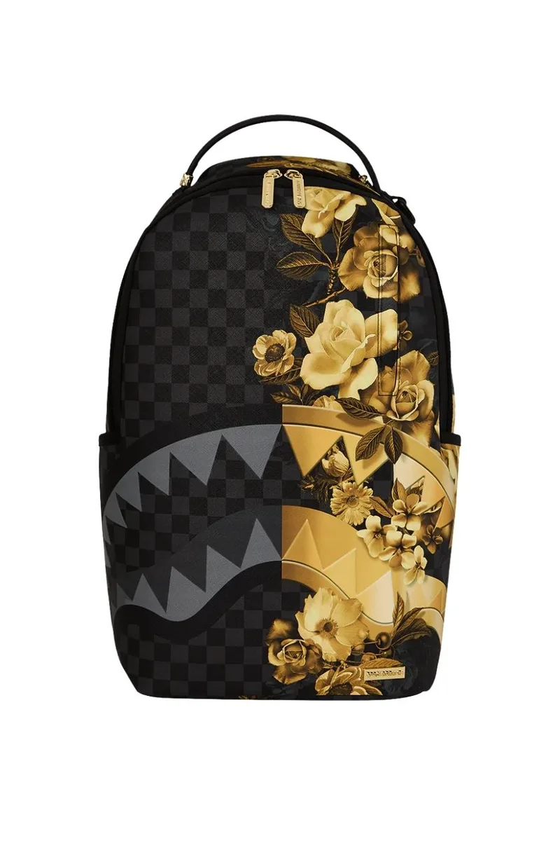 Sprayground Unisex Σακίδιο Πλάτης Χρυσό Floral Remix DLXSV-B8683-MULTI