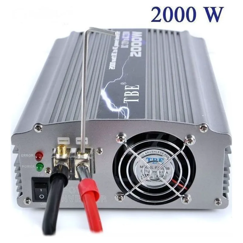 Inverter Αυτοκινήτου 2000 Watt 12V TBE2000