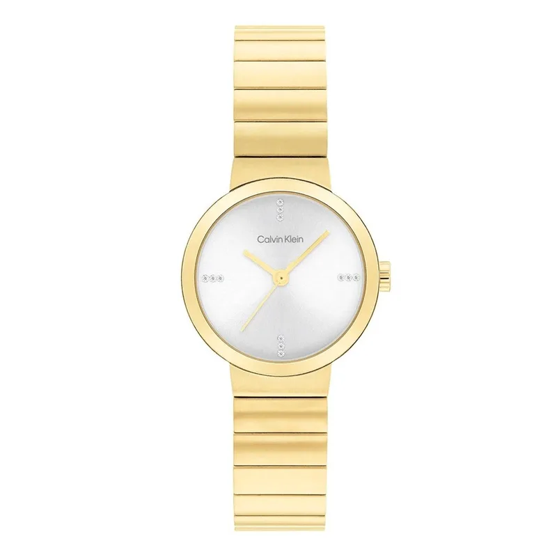 CALVIN KLEIN Women’s Precise Χρυσό Stainless Steel Bracelet 25200416